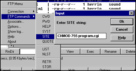 [Graphic: Chmod via WS-FTP]